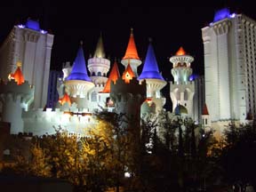 Excalibur at Night!